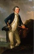 John Webber, Captain Cook, oil on canvas painting by John Webber